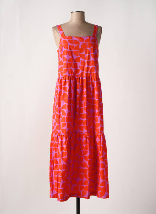 Robe mi-longue rouge ROSSO 35 pour femme