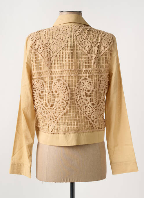 Veste casual beige MAX & MOI pour femme