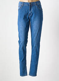 Jeans coupe slim stretch taille normale bleu CARISAL femme