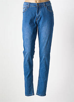 Jeans coupe slim stretch taille normale bleu CARISAL femme