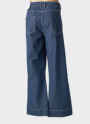 Jeans coupe large taille normale taille normale bleu ZHENZI femme