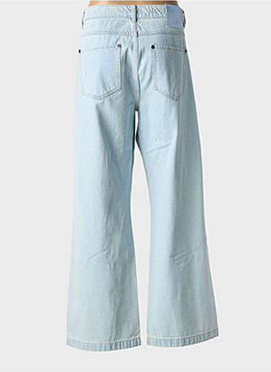 Jeans coupe large stretch taille normale bleu ZHENZI femme