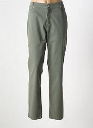 Pantalon slim taille élastique taille normale vert ANNA MONTANA femme