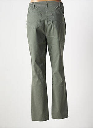 Pantalon slim taille élastique taille normale vert ANNA MONTANA femme