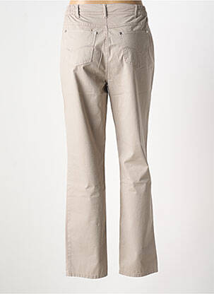 Pantalon slim taille élastique taille normale marron ANNA MONTANA femme
