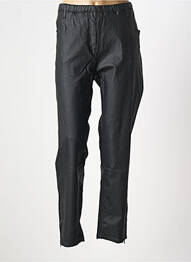 Jegging tissage enduit taille normale noir ZHENZI femme