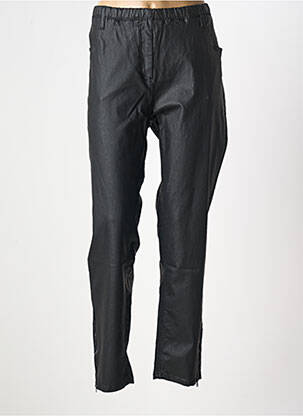 Jegging tissage enduit taille normale noir ZHENZI femme