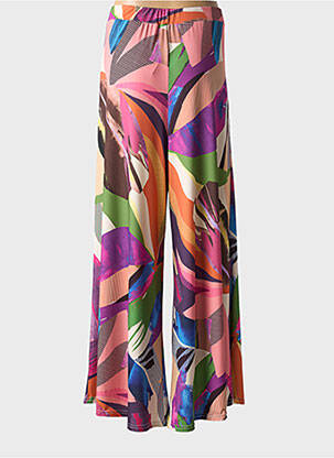Pantalon large coupe fluide taille normale rose JORGIE PARIS femme
