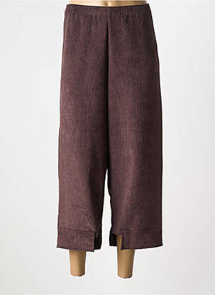 Pantacourt stretch taille normale marron G!OZE femme