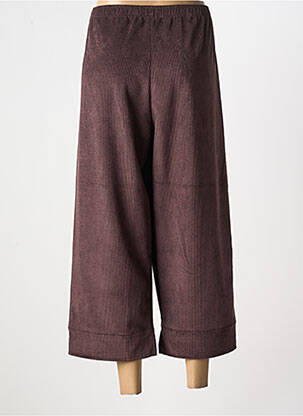 Pantacourt stretch taille normale marron G!OZE femme