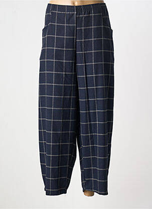 Pantalon 7/8 taille élastique taille normale bleu G!OZE femme