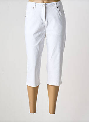 Corsaire stretch taille normale blanc ZHENZI femme