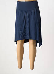 Jupe mi-longue bleu ZHENZI pour femme seconde vue