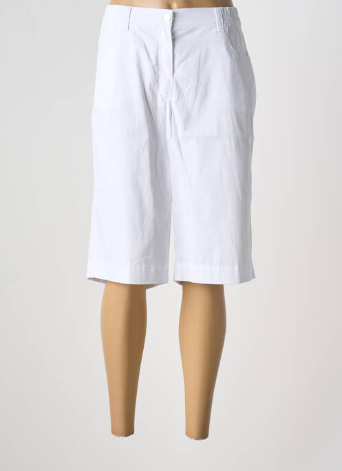 Bermuda blanc ADELINA BY SCHEITER pour femme