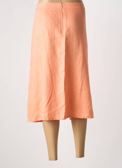 Jupe mi-longue orange BARBARA LEBEK pour femme