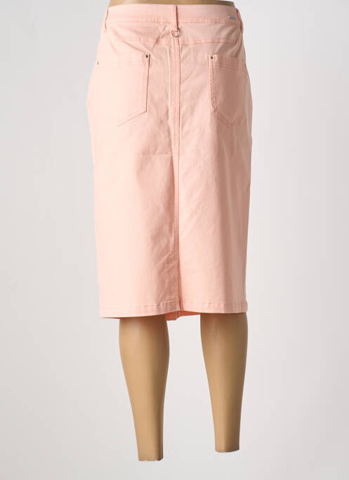 Jupe mi-longue rose DIANE LAURY pour femme
