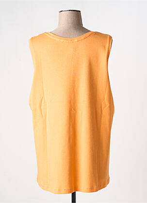 Débardeur stretch sans manche orange NO SECRET femme