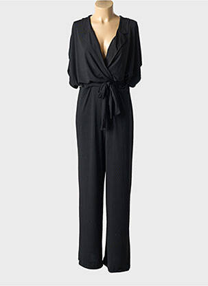 Combi-pantalon manches courtes manches courtes noir JORGIE PARIS femme