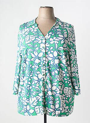 Chemisier vert BARBARA LEBEK femme