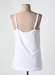 Top/Caraco blanc ZHENZI femme seconde vue