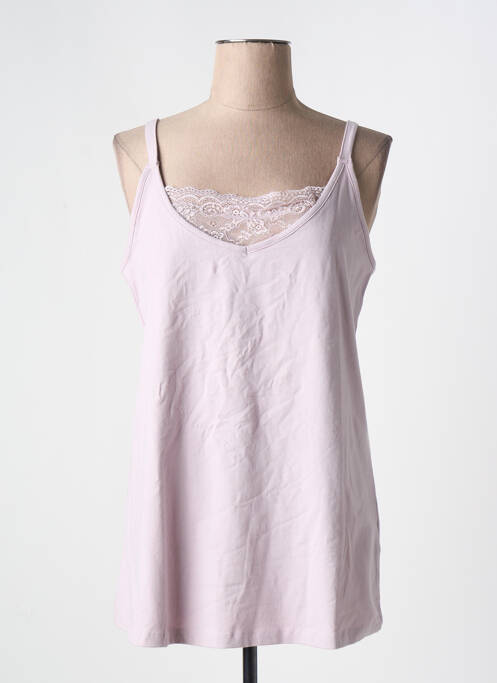 Top/caraco tissage jersey violet ZHENZI femme