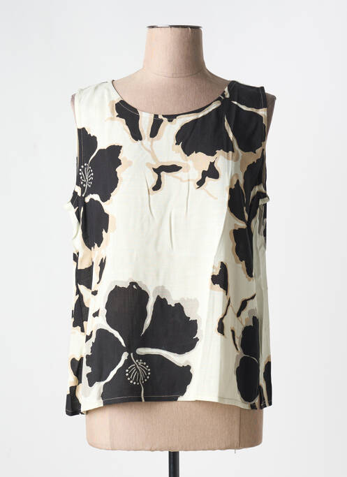 Top sans manche sans manche beige BELTY femme