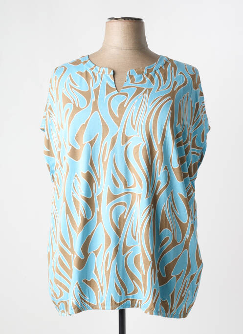 T-shirt bleu BARBARA LEBEK femme