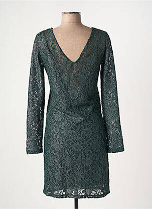 Robe mi-longue manches longues manches longues vert VILA femme