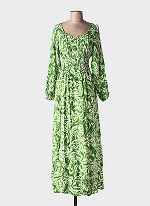 Robe longue vert C'FLO femme