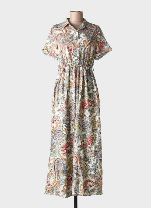 Robe longue blanc ELENA Z femme