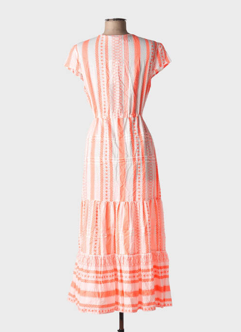 Robe longue orange LAST QUEEN femme