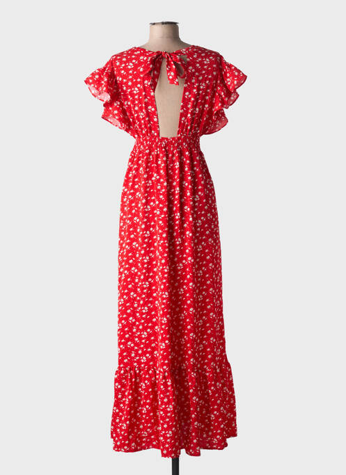 Robe longue rouge ELENA Z femme