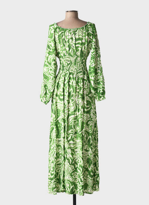 Robe longue vert C'FLO femme