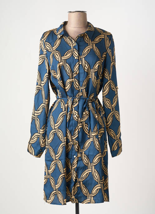 Robe mi-longue bleu AKOZ DE TOI femme