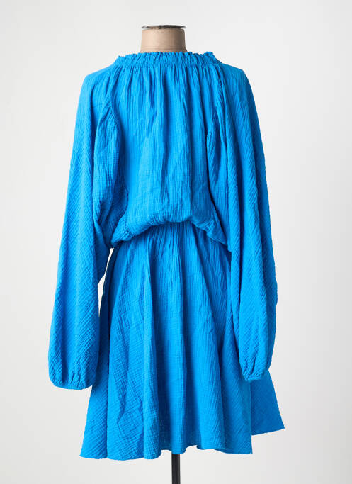 Robe mi-longue bleu L'ESSTIEL femme