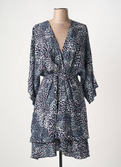 Robe mi-longue bleu MOLLY BRACKEN femme