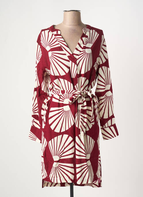 Robe mi-longue rouge AKOZ DE TOI femme