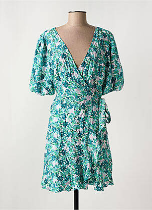 Robe courte manches longues manches longues vert TIFFOSI femme