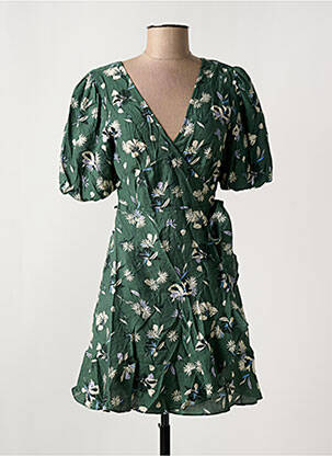 Robe courte manches courtes manches courtes vert TIFFOSI femme
