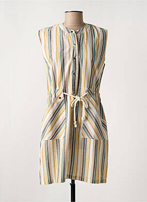 Robe courte sans manche sans manche beige MOLLY BRACKEN femme