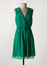 Robe courte sans manche sans manche vert VILA femme
