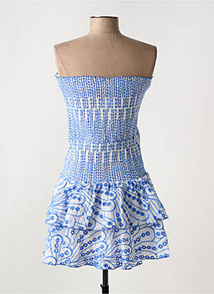 Robe courte sans manche sans manche bleu FRIME femme