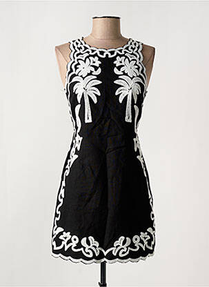 Robe courte noir MUSY MUSE pour femme