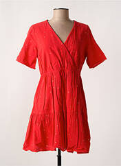 Robe courte rouge PIECES pour femme seconde vue