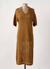 Robe pull marron PIECES pour femme seconde vue