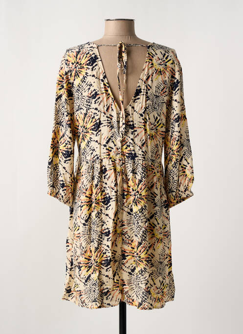 Robe courte beige JACQUELINE DE YONG pour femme