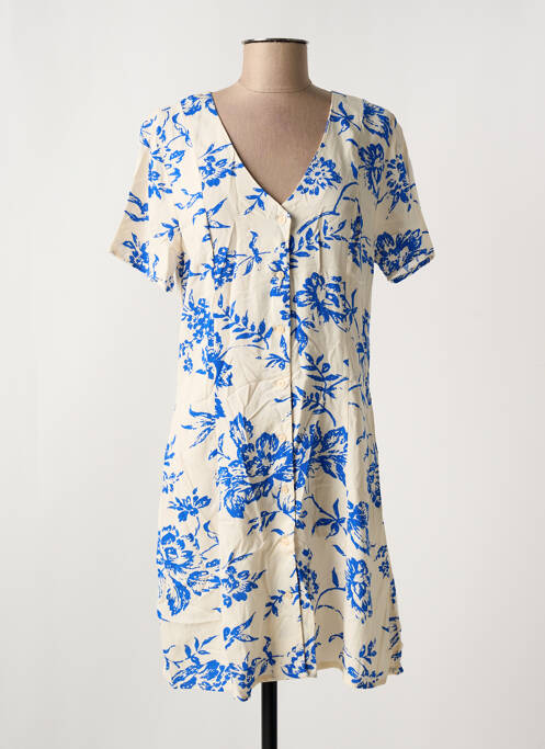 Robe courte bleu JACQUELINE DE YONG pour femme