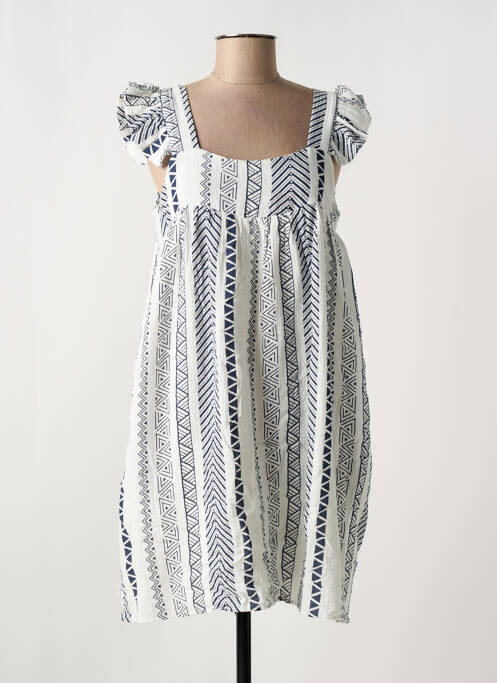 Robe courte bleu STUDIO 21 pour femme