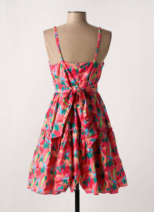 Robe courte rose LILI SIDONIO pour femme