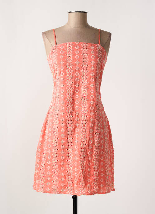 Robe courte rose PIECES pour femme